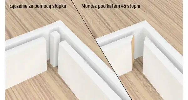 rodzaje listew przypodłogowych MDF styropian drewno
