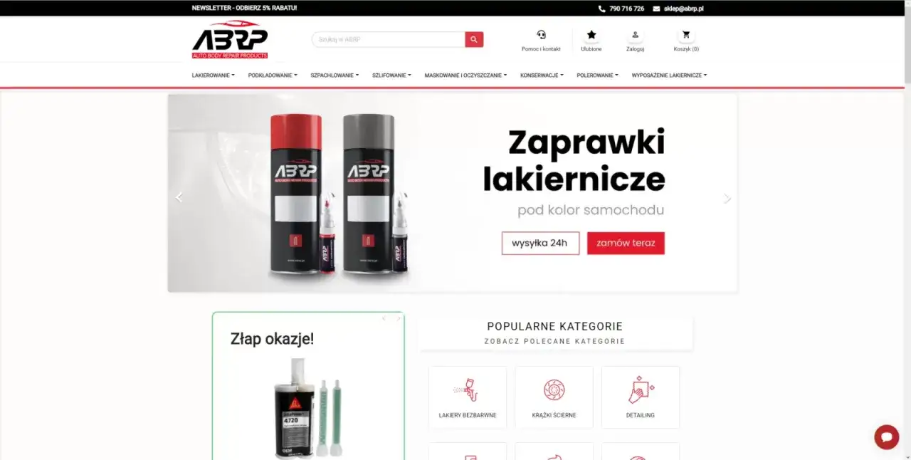 Rodzaje lakierów samochodowych: zaprawki lakiernicze w sprayu i pisaki do zaprawek. Szybka wysyłka 24h.