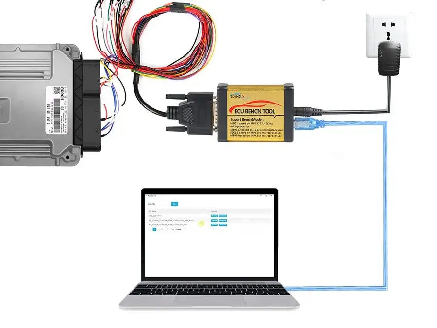 sterownik silnika ECU bench mode