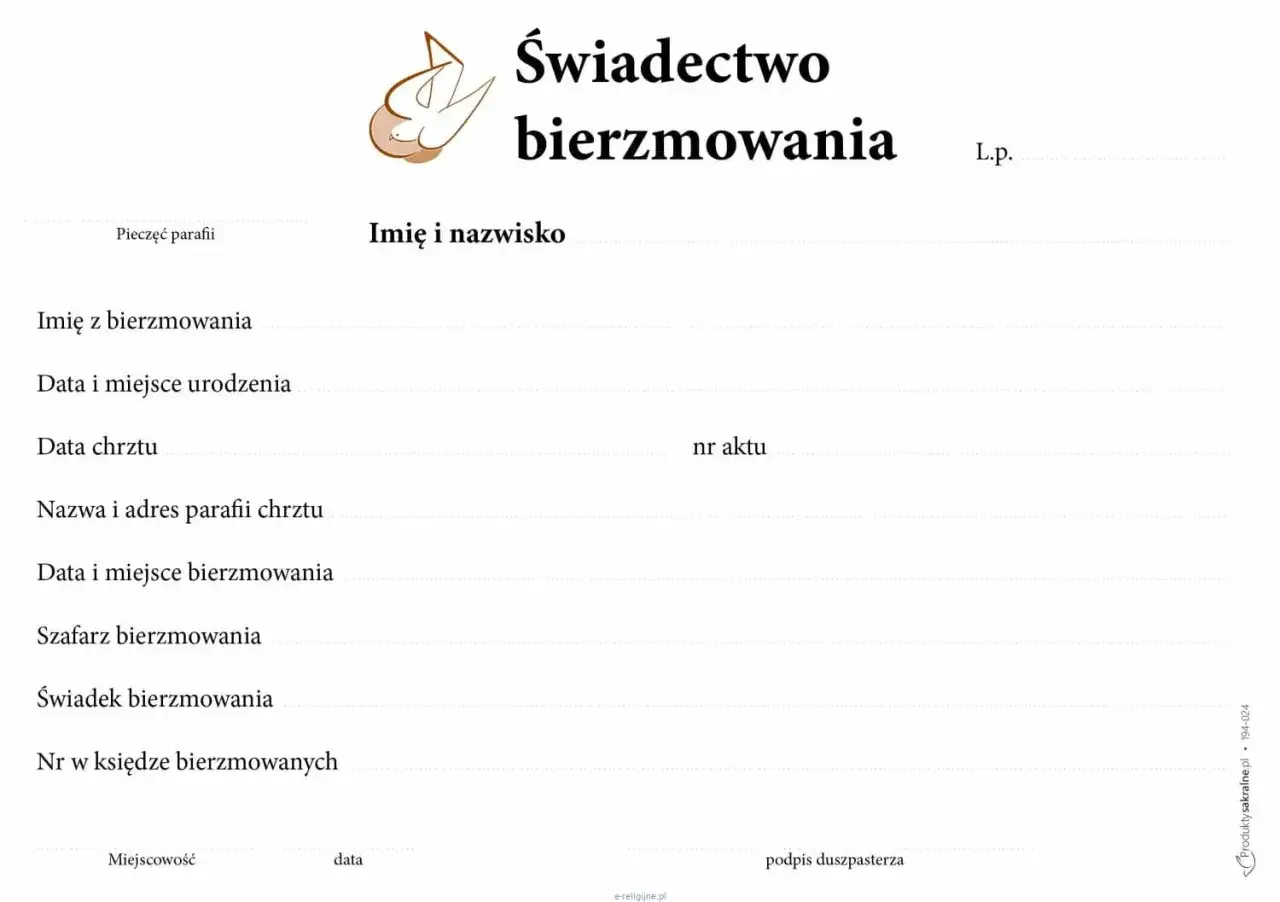 Świadectwo bierzmowania: dane osoby, daty, miejsca, świadkowie. Tutaj dowiesz się, gdzie odebrać zaświadczenie o bierzmowaniu.