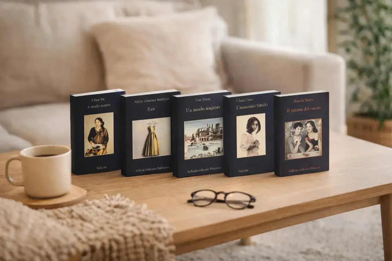 I delitti del Barlume: libri in ordine cronologico, con copertine che evocano mistero e storie avvincenti.