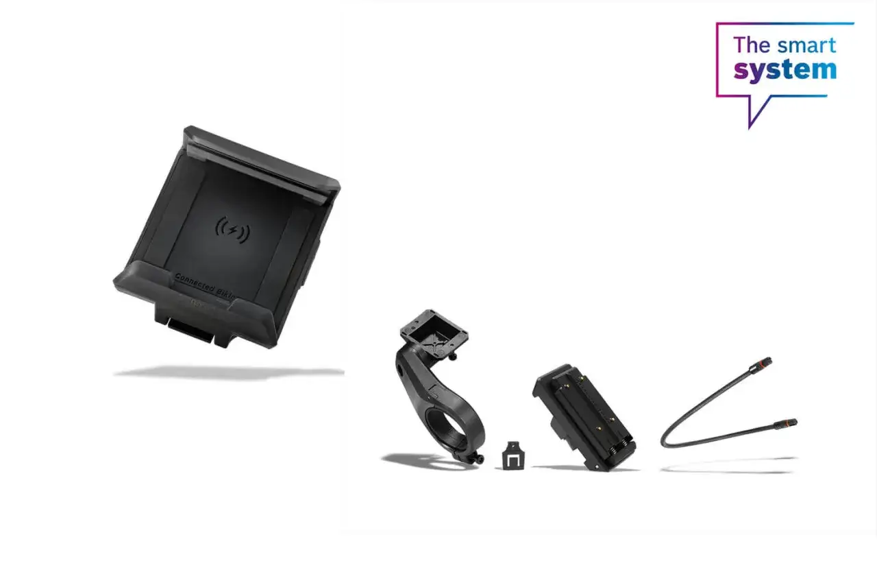 Bosch Purion Halterung für das Handy, um es mit dem E-Bike zu verbinden. Zubehör für