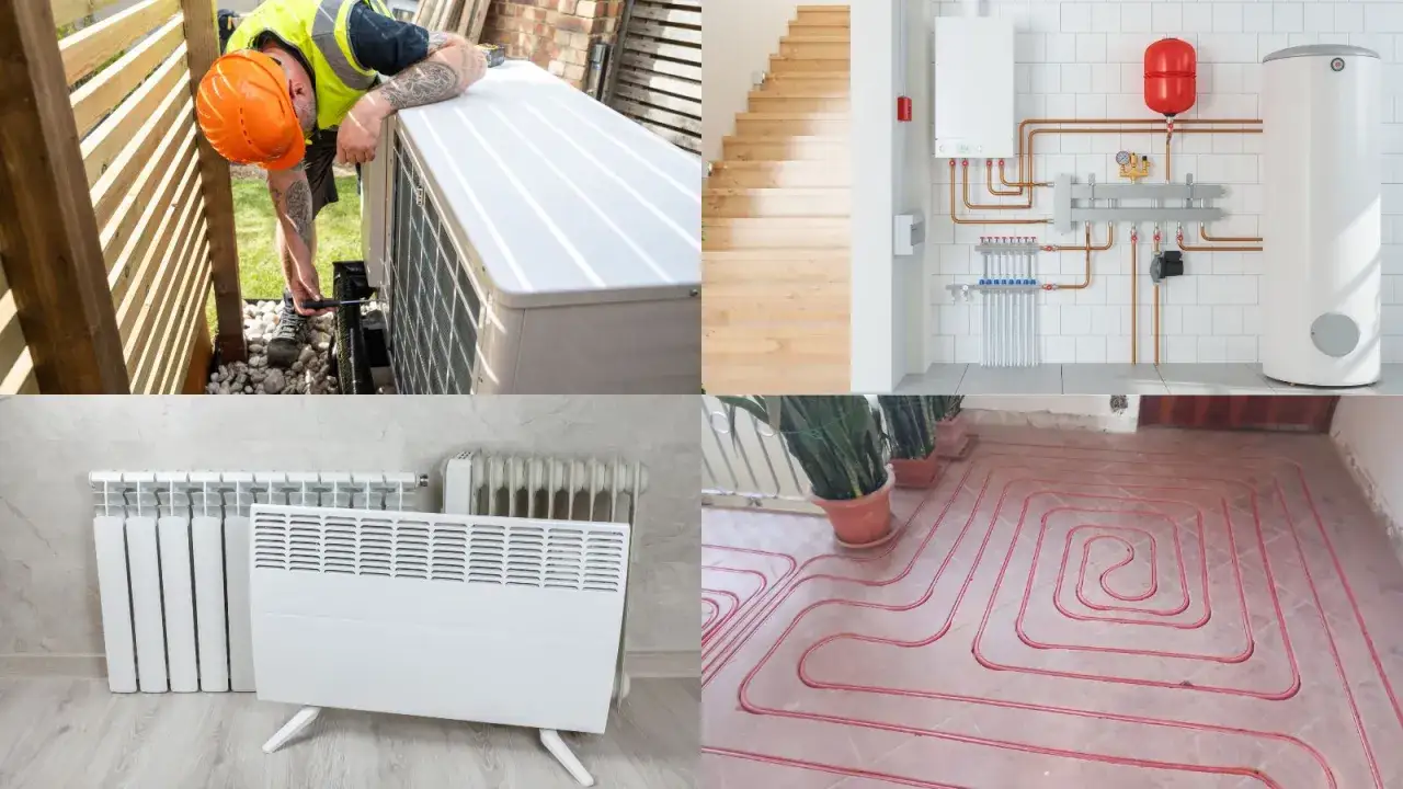 Instalaci&oacute;n de sistemas de calefacci&oacute;n, incluyendo aire acondicionado, radiadores y suelo radiante, para una calefacci&oacute;n el&eacute;ctrica m&aacute;s eficiente.