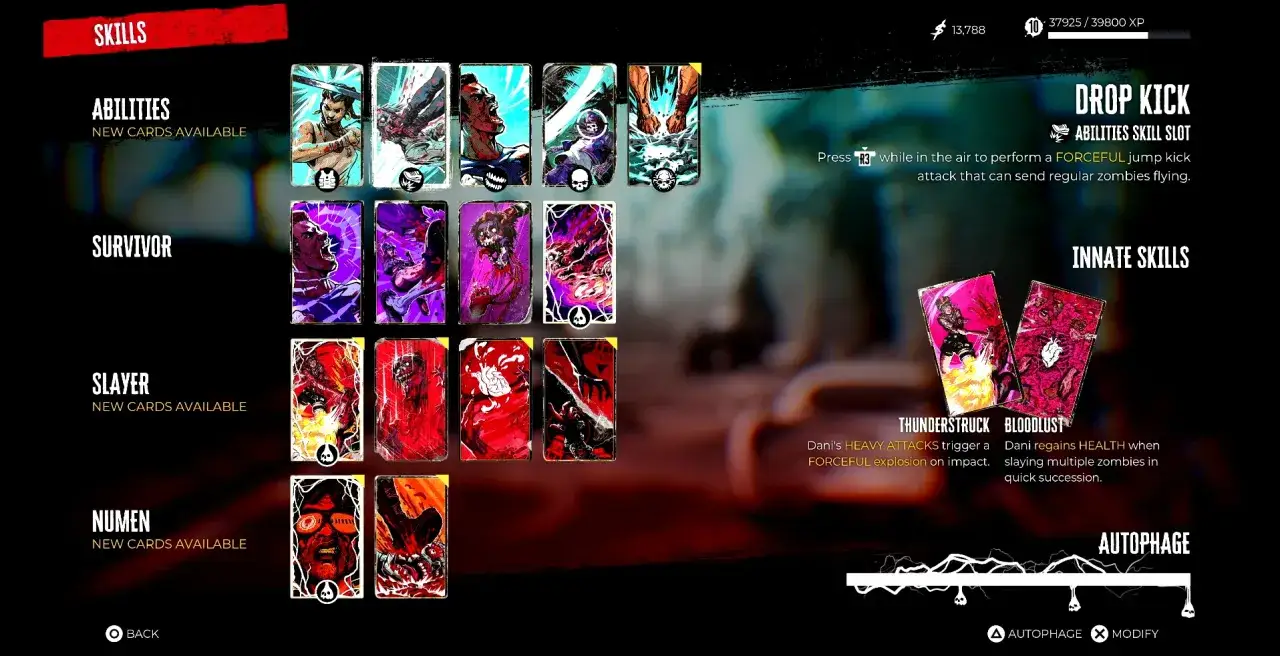 Karty umiejętności w Dead Island 2 poradnik: Drop Kick, Thunderstruck, Bloodlust. Zdobądź przewagę nad zombie!