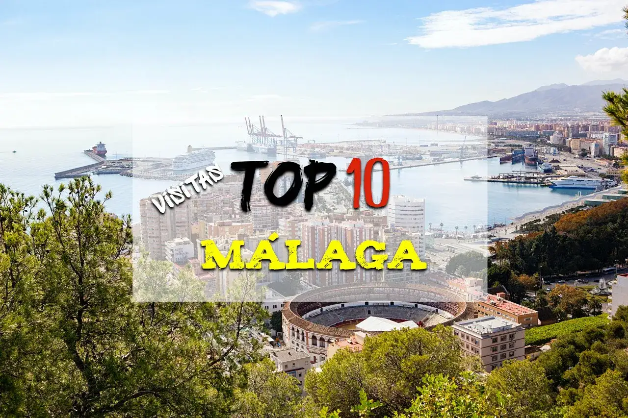 Vista panor&aacute;mica de M&aacute;laga con el puerto, la ciudad y la plaza de toros. Ideal para planificar tus actividades en M&aacute;laga.