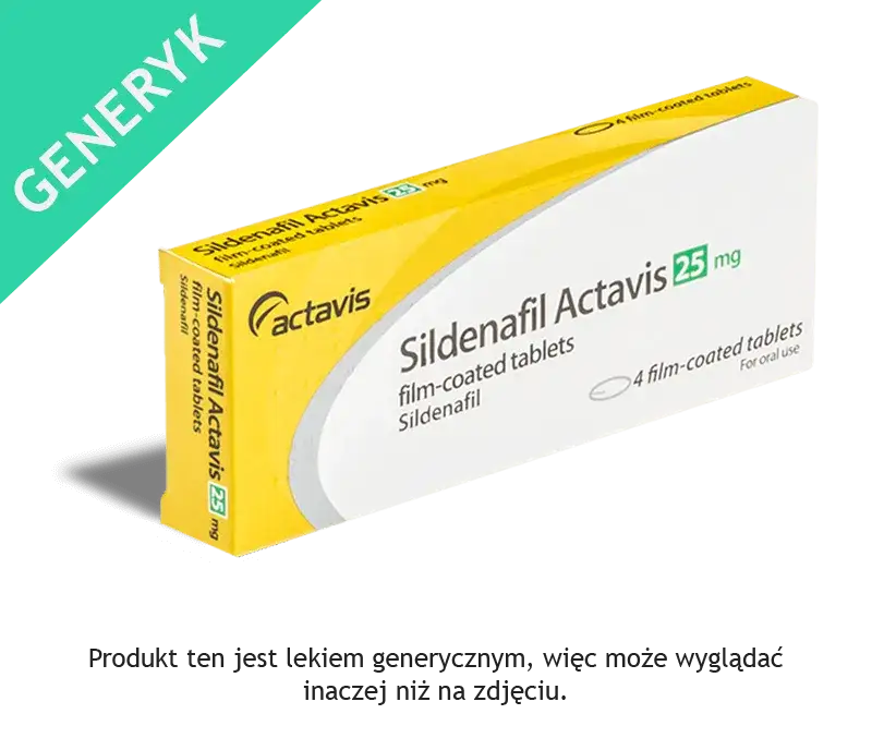 opakowania leków sildenafil 25 mg bez recepty