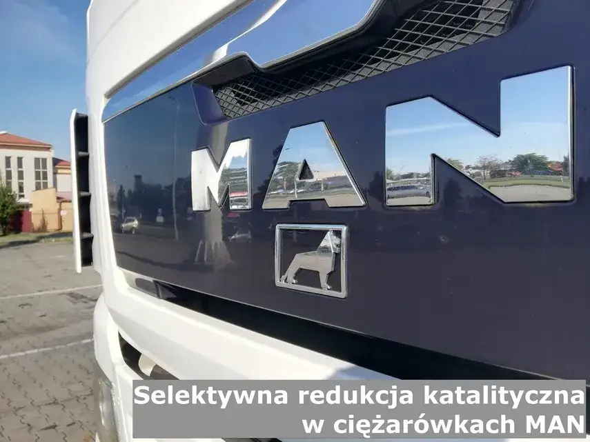 MAN ciężar&oacute;wka wypalanie DPF na postoju