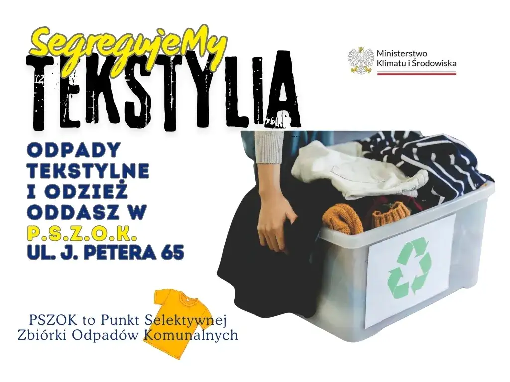 PSZOK zbiórka tekstyliów