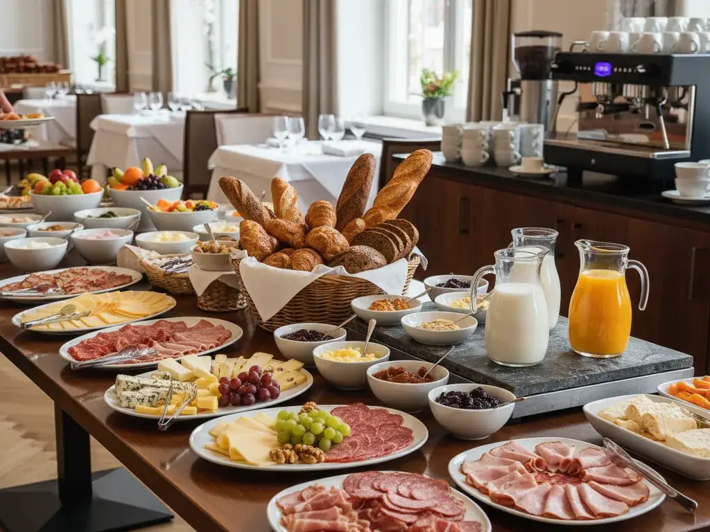Śniadanie bufet szwedzki hotel Karpacz