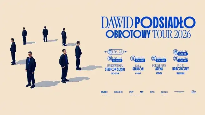 Ceny biletów Dawid Podsiadło OBROTOWY TOUR 2026 kategorie