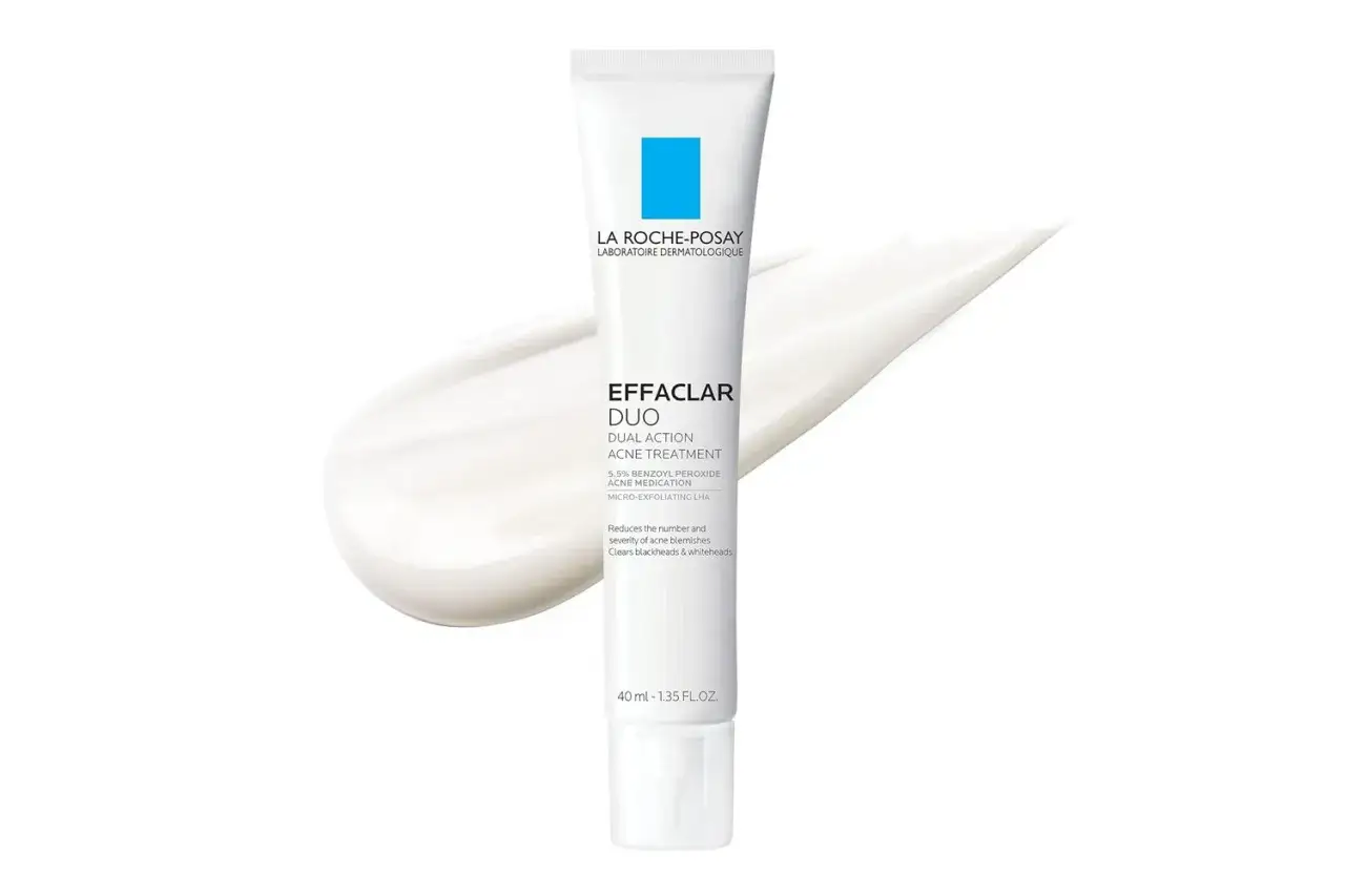 Krem La Roche-Posay Effaclar Duo, skuteczny zamiennik benzacne, zwalcza niedoskonałości i zaskórniki.