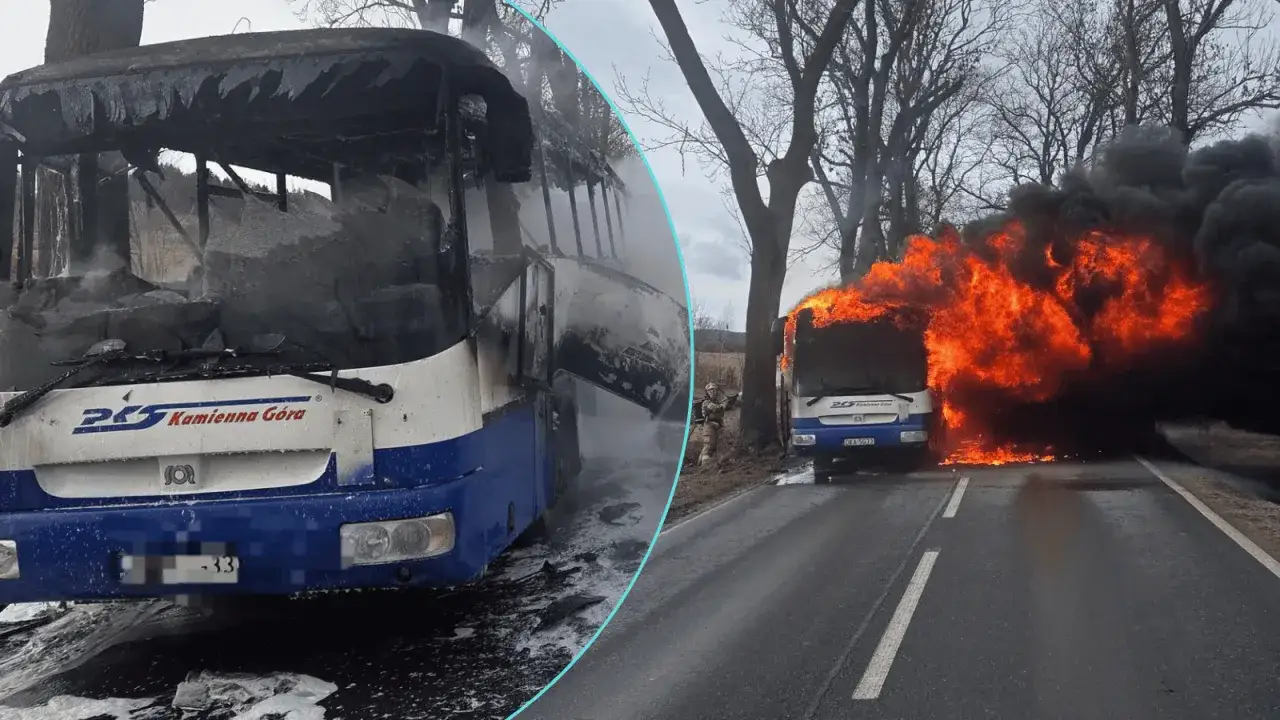 Gaśnica w autobusie lokalizacja