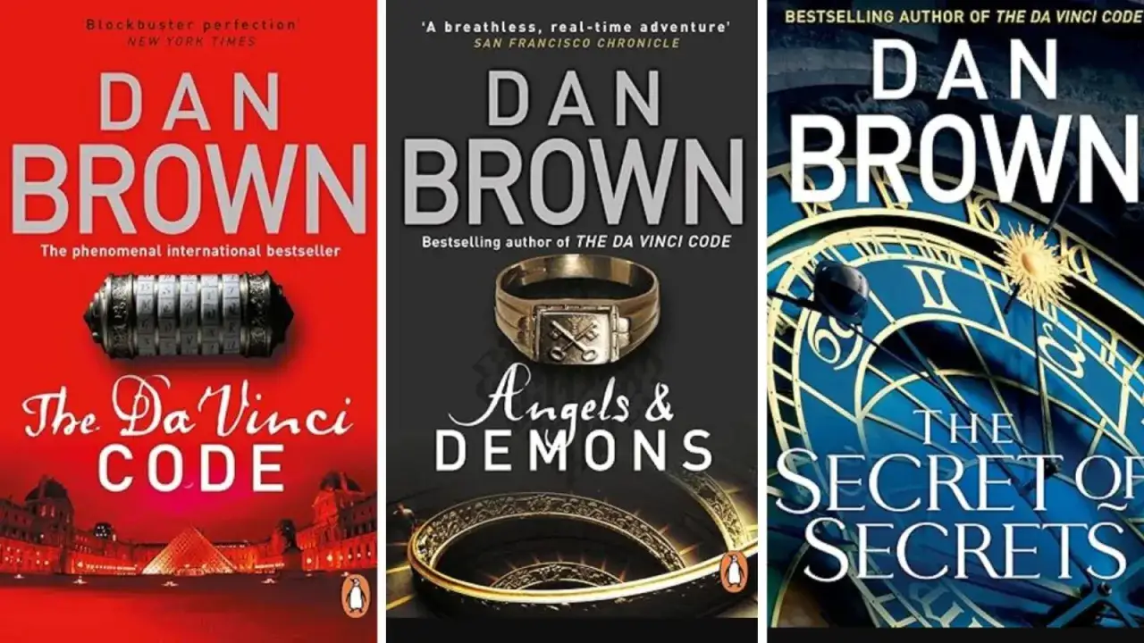 Copertine dei libri di Dan Brown: 