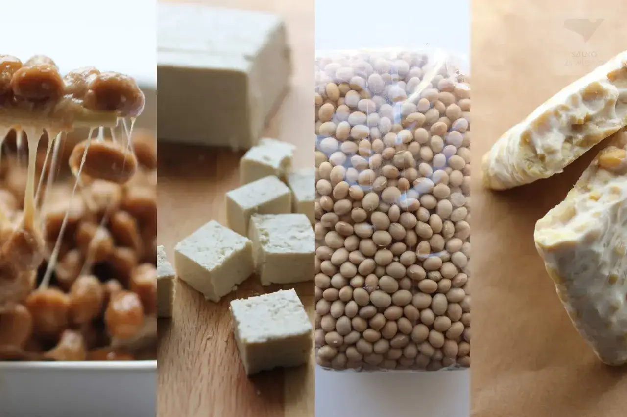 Natto, kostki tofu, ziarna soi i tempeh – co to za produkty? Wszystkie pochodzą z soi i są świetną alternatywą dla mięsa.