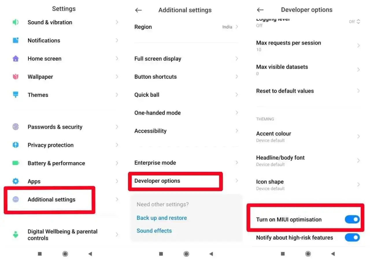 Jak przyspieszyć telefon Xiaomi? Włącz optymalizację MIUI w opcjach programisty.