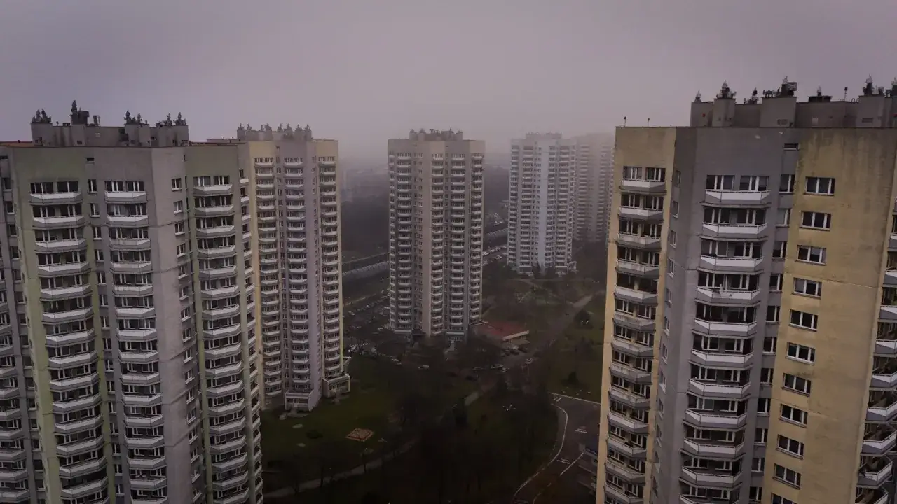 Budowa Osiedla Gwiazdy Katowice lata 70