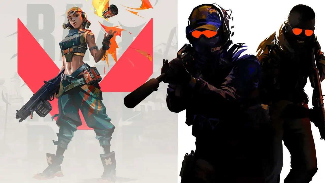 Postacie z gier podobnych do CS: Valorant i Counter-Strike.