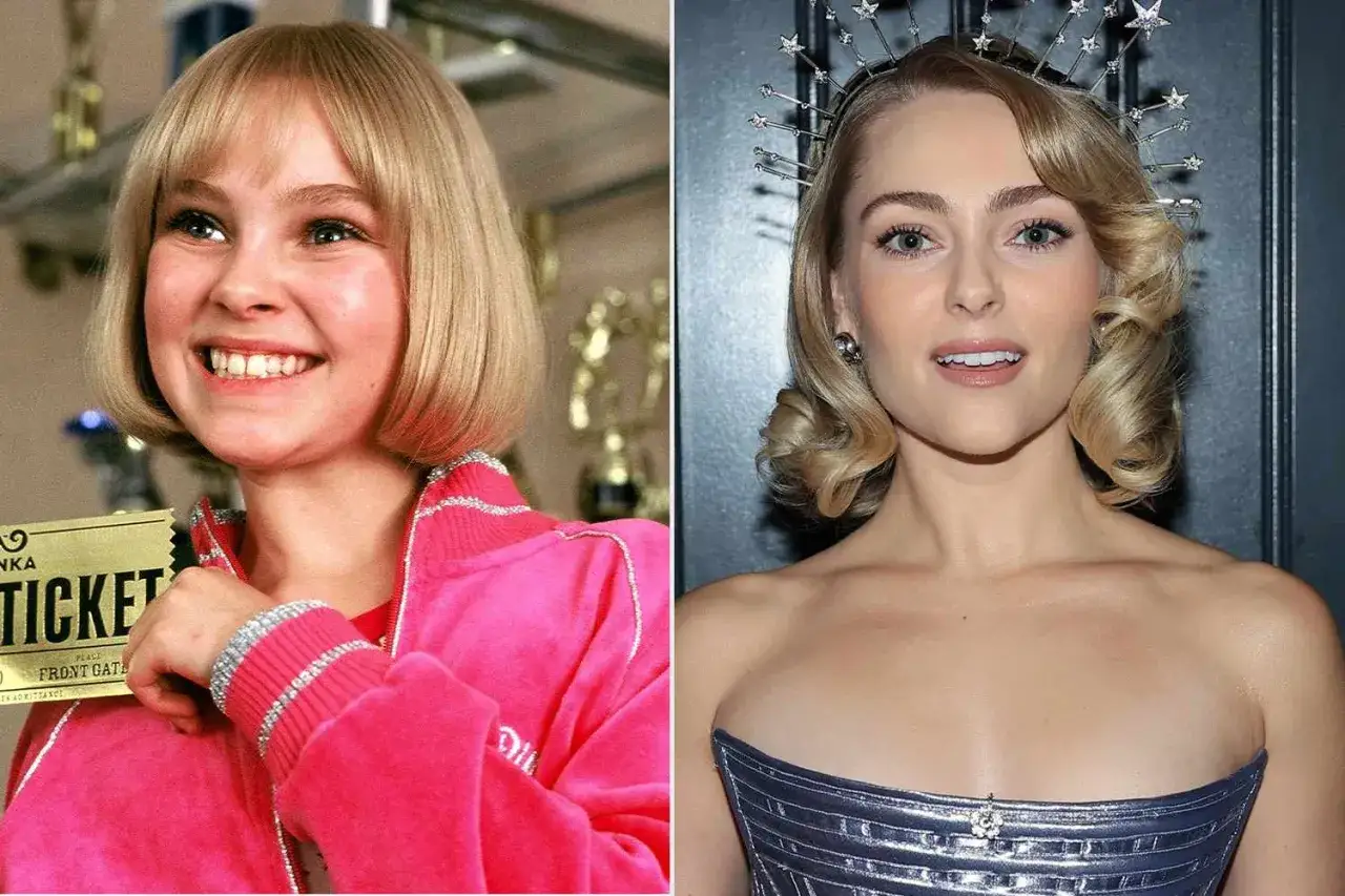 Porównanie AnnySophia Robb jako Violet Beauregarde z filmu 