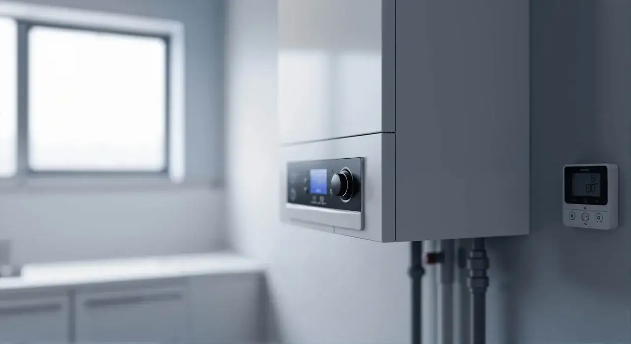 Caldaie di nuova generazione, moderne e compatte, con display digitale e termostato intelligente per un comfort ottimale.