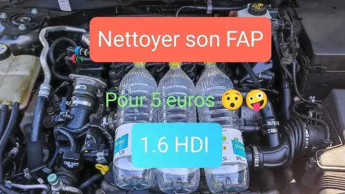 Emplacement filtre à particules moteur 1.6 HDi C4 Picasso