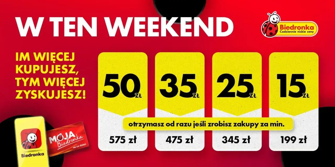 Przykłady promocji Biedronka
