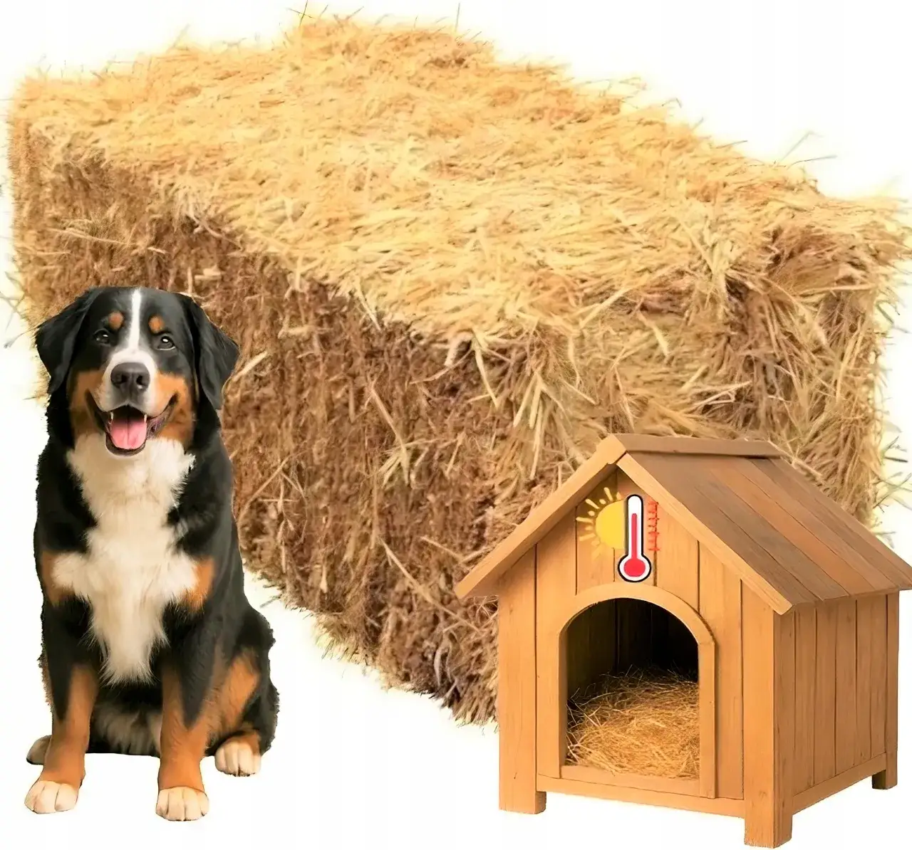 r&oacute;żne wyści&oacute;łki do budy dla psa