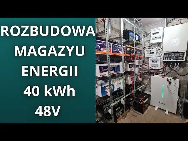montaż magazynu energii 40 kWh w garażu