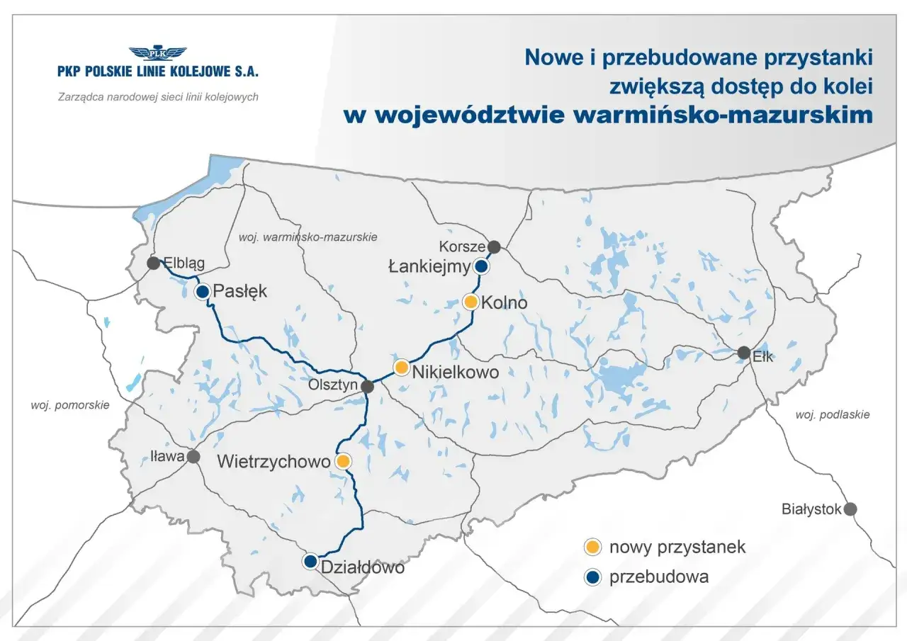 Mapa okolicy przystanku Pasym Dworcowa PKP