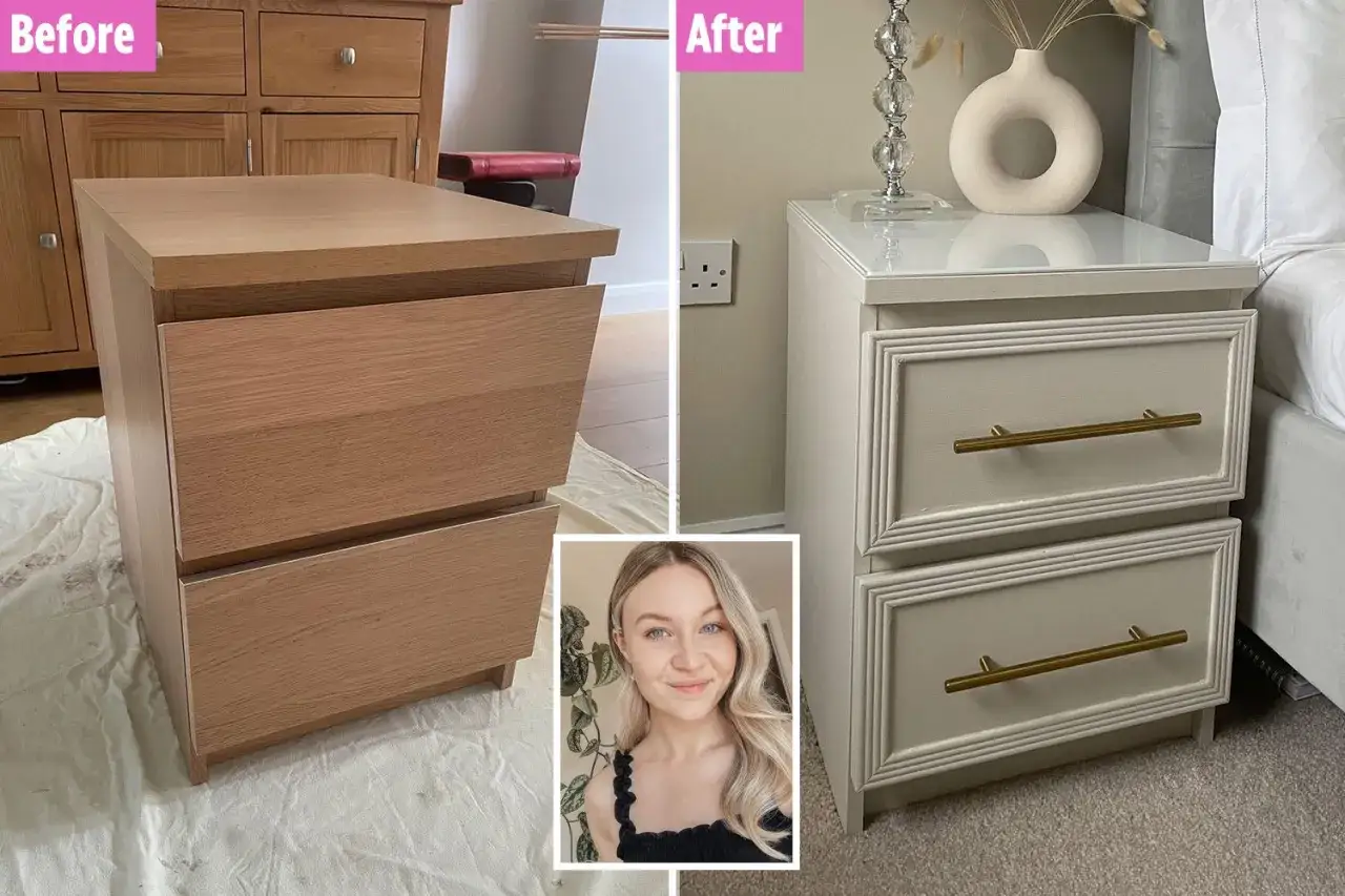 IKEA MALM before after hacks inspiracje