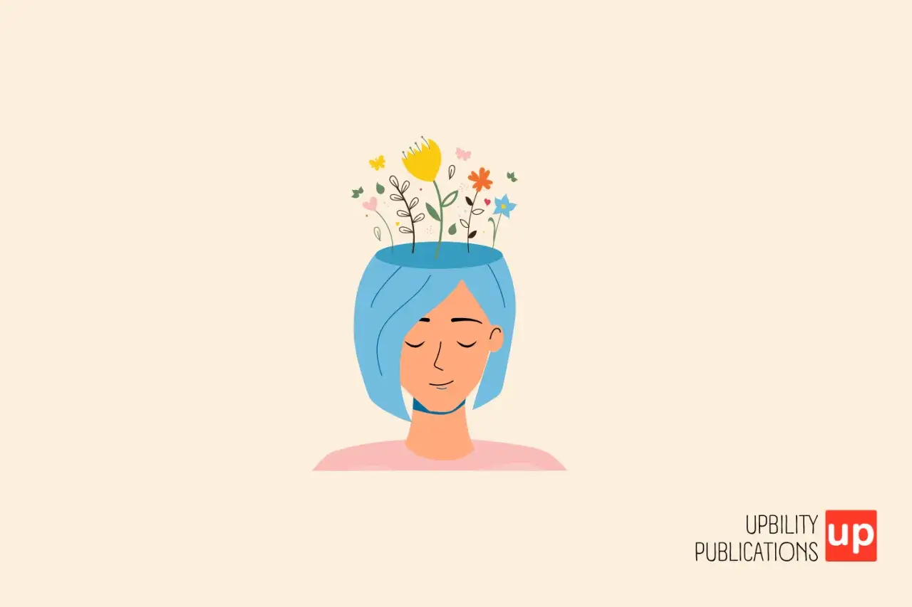 Testa aperta con fiori e farfalle, metafora della mente neurodivergente e del suo significato unico.