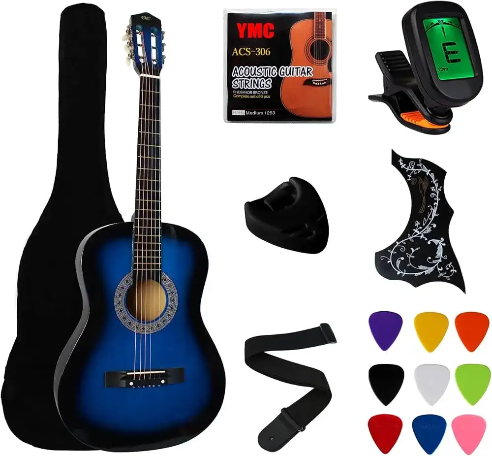 Zestaw startowy gitara akustyczna elektryczna