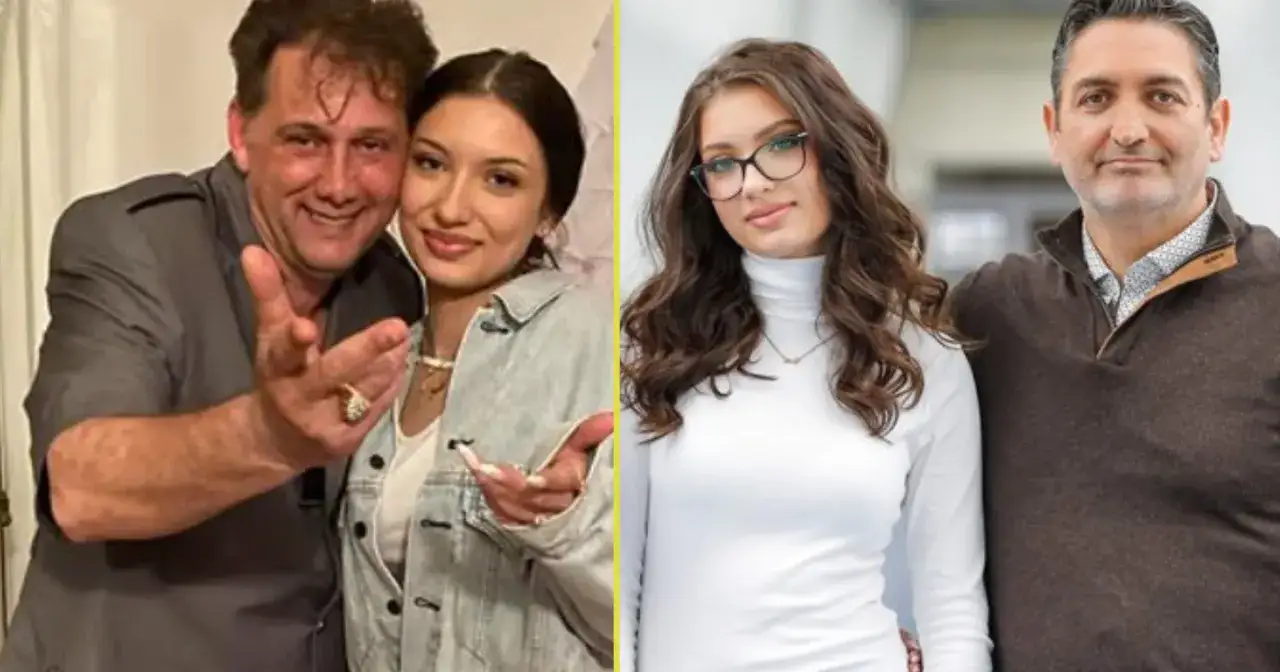 Viki Gabor ma 17 lat. Na zdjęciu z ojcem i bratem.