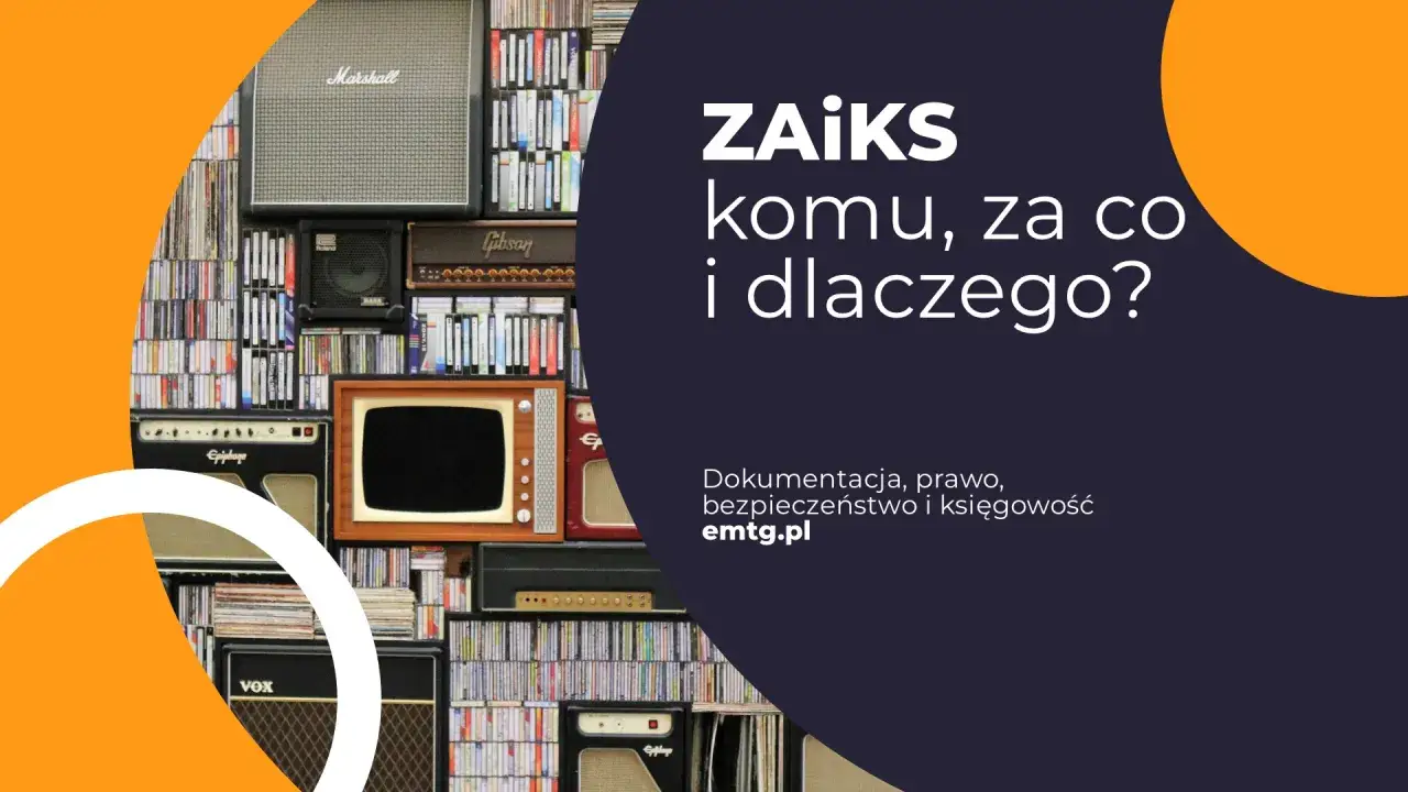 Kolekcja wzmacniaczy i płyt, a na nich pytanie o ZAIKS i opłatę miesięczną. Dokumentacja, prawo, bezpieczeństwo i księgowość.