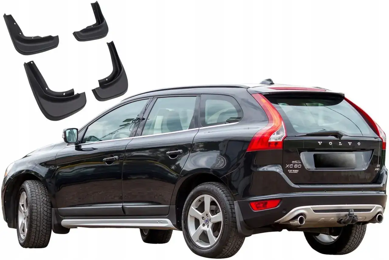 Chlapacze Volvo XC60 chronią lakier przed błotem i kamieniami. Zestaw czterech elementów.