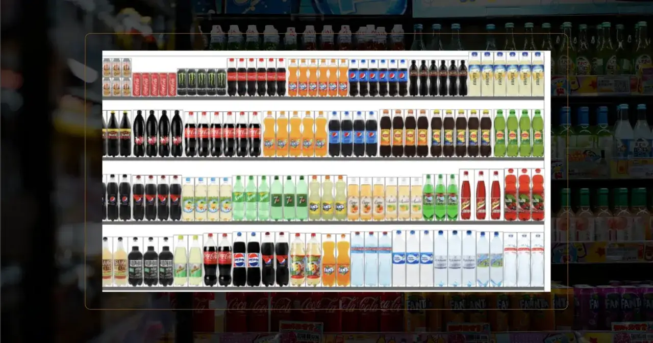 Przykłady merchandisingu napojów: Coca-Cola, Pepsi, Fanta, Monster Energy, Sprite, Fruzti i inne.