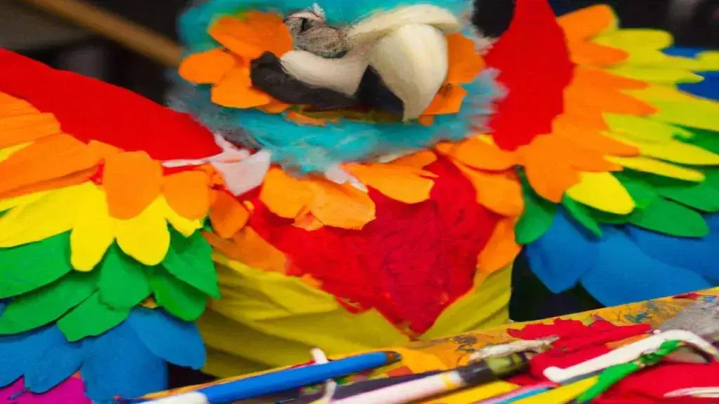 Zdjęcie Jak łatwo zrobić strój papugi – prosty poradnik krok po kroku z materiałami