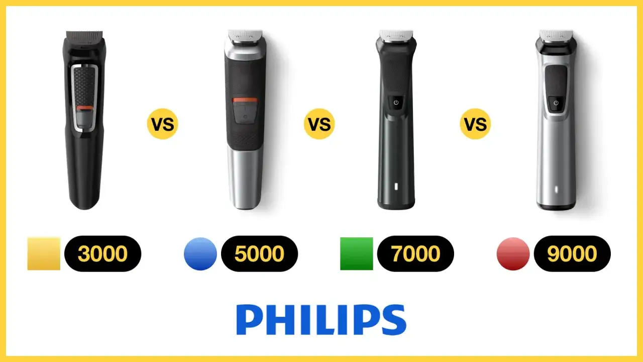 Porównanie golarek Philips: seria 3000, 5000, 7000 i 9000. Która golarka Philips 7000 czy 9000 będzie lepsza?