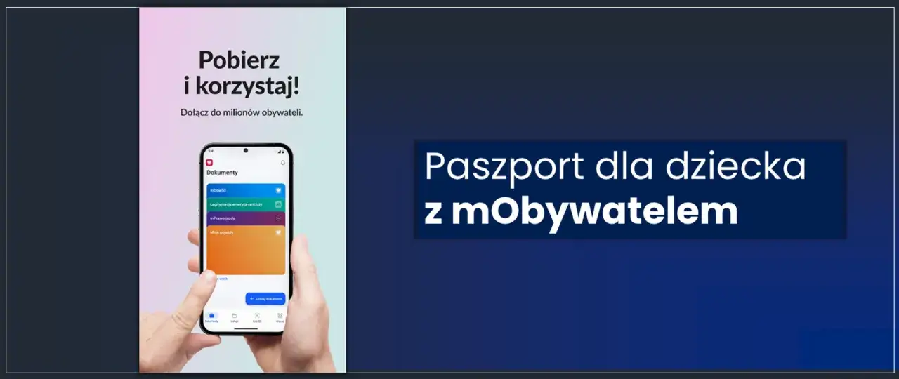Paszport dla dziecka z mObywatelem. Czy dziecko musi być przy odbiorze paszportu? Sprawdź w aplikacji.