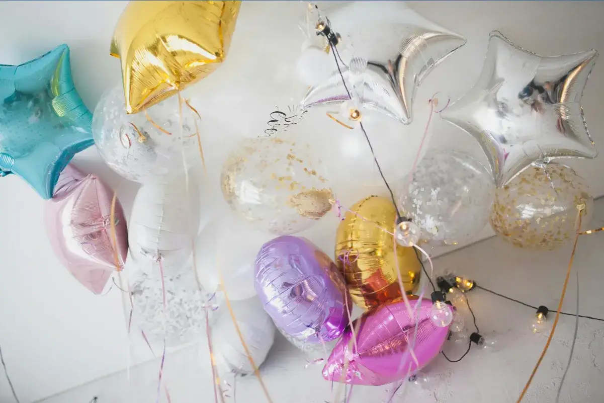 balony w słońcu i cieniu