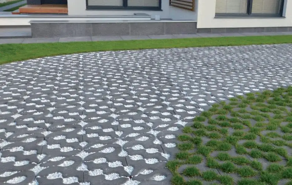 przykłady materiałów na podjazd