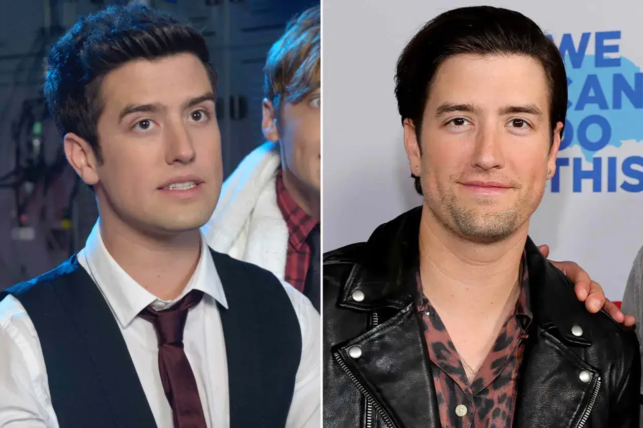 James Maslow, członek obsady Big Time Rush, w dwóch odsłonach: eleganckiej i rockowej.