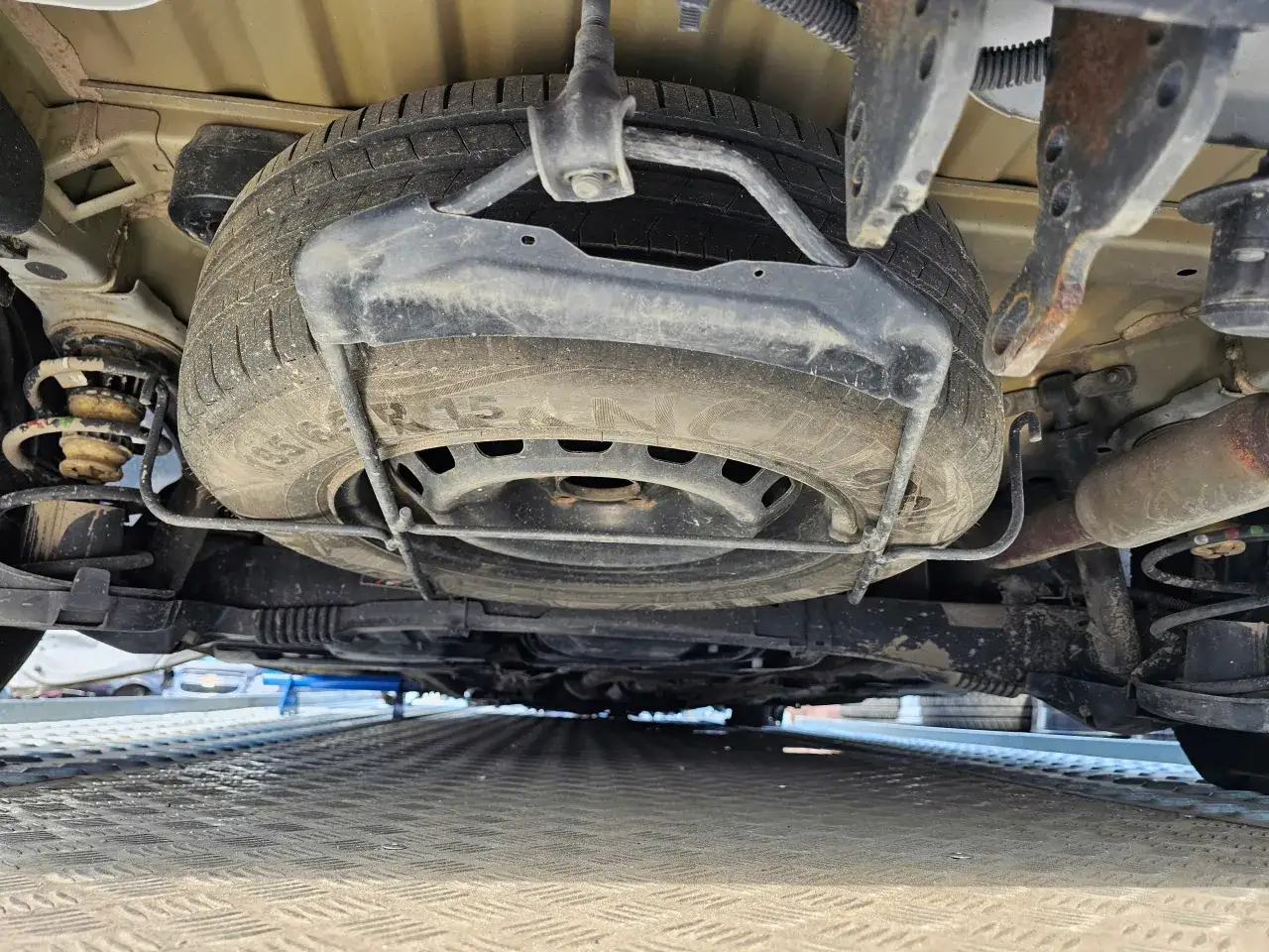 Peugeot Boxer koło zapasowe pod spodem