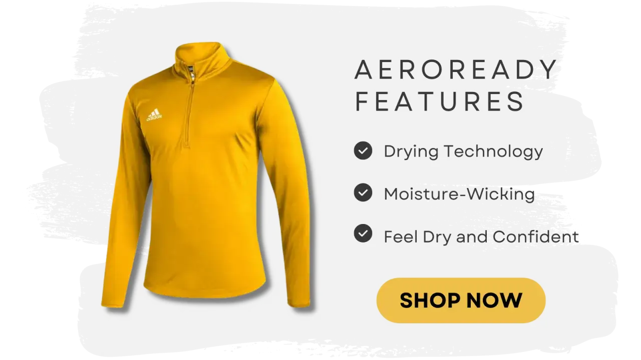 adidas AEROREADY fabric technology moisture wicking