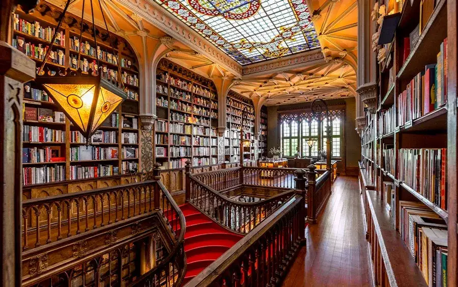 Livraria Lello wnętrze schody
