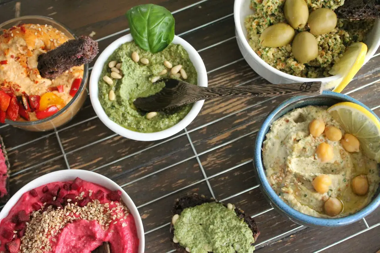r&oacute;żne rodzaje pesto