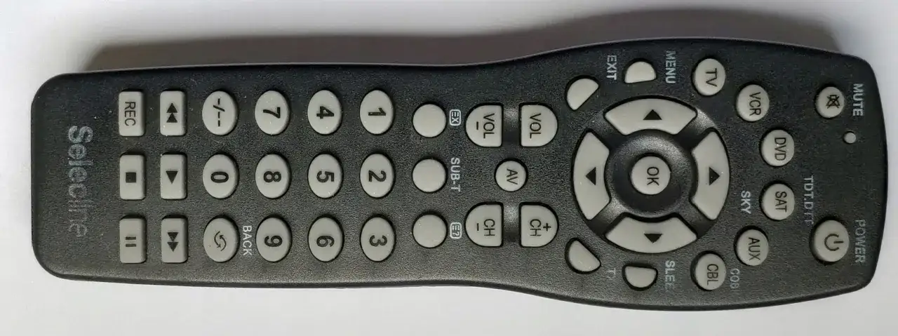 pilot telewizora przycisk sub