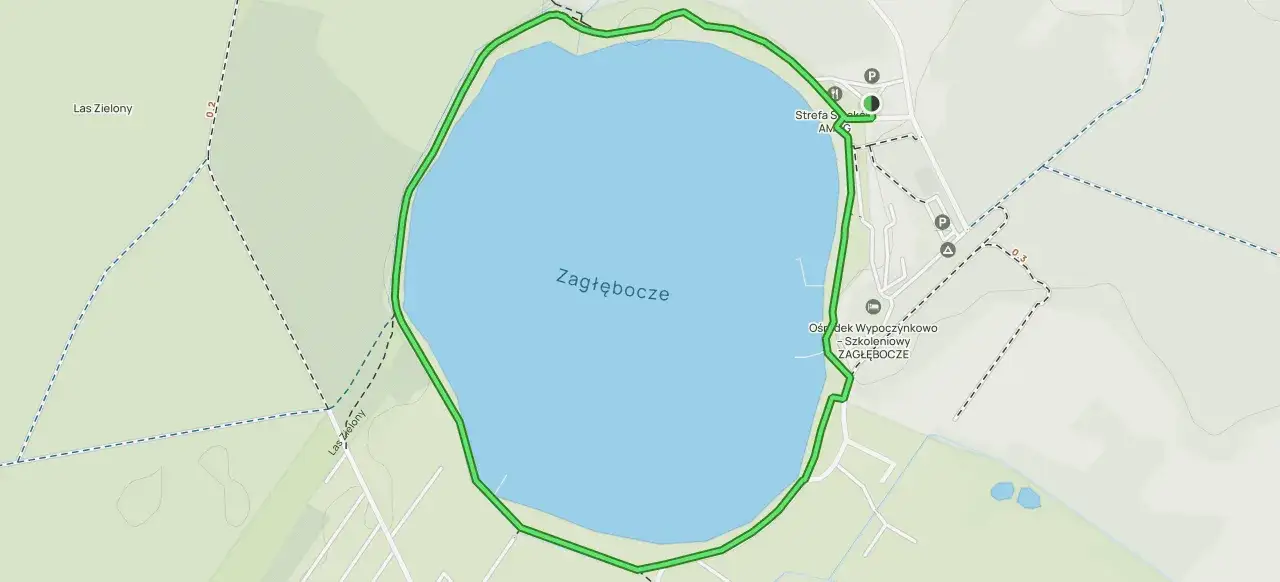 Jezioro Zagłębocze mapa lokalizacja