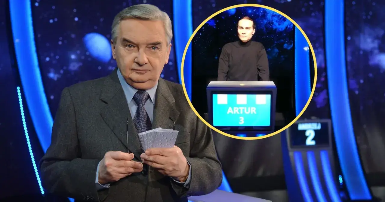 Prowadzący program trzyma karty, a w kółku gracz Artur. Czy to wyjaśnia, dlaczego najlepsi gracze w historii programu nagle przestali w nim występować?