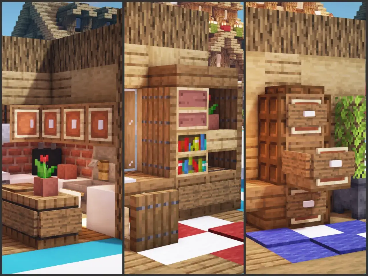 dekoracje wnętrz minecraft