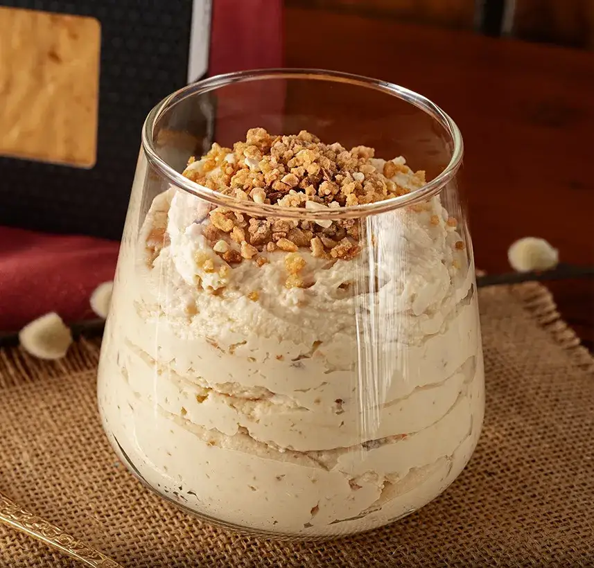 Mousse de turrón blando casera